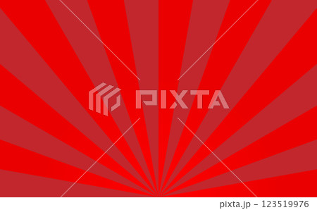 赤色の放射状の背景イラスト 123519976