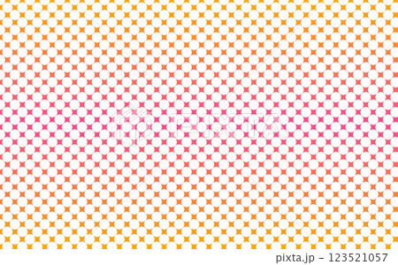 ドット模様　グラデーション　パステルカラー　白色 123521057
