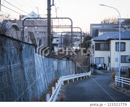 井の頭線浜田山付近の風景 123521779