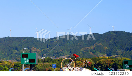 風力発電　浜松サービスエリア　浜松風力発電　浜松風力発電所1号機　浜松　浜名湖　静岡県　静岡　 123522280