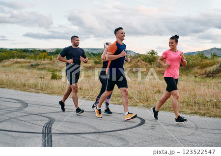 Preparation of the athletic team for the Athletic Marathon Journey 123522547