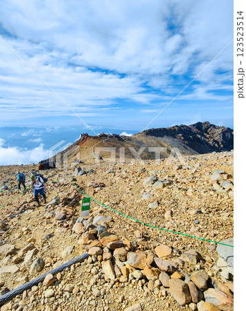 夏の御嶽山登山：王滝頂上～剣ヶ峰（八丁ダルミ） 123523514