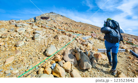 夏の御嶽山登山：王滝頂上～剣ヶ峰（八丁ダルミ） 123523642