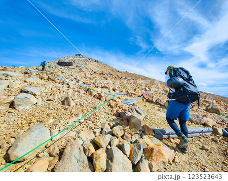 夏の御嶽山登山:王滝頂上~剣ヶ峰(八丁ダルミ) 夏の御嶽山登山:王滝頂上~剣ヶ峰(八丁ダルミ) 123523643