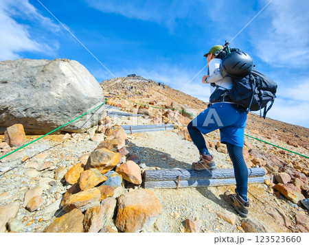 夏の御嶽山登山：王滝頂上～剣ヶ峰（八丁ダルミ） 123523660