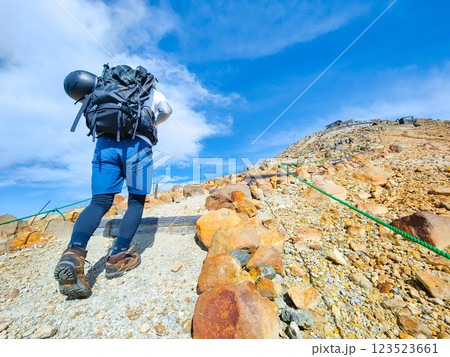 夏の御嶽山登山：王滝頂上～剣ヶ峰（八丁ダルミ） 123523661