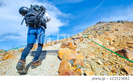 夏の御嶽山登山：王滝頂上～剣ヶ峰（八丁ダルミ） 123523662
