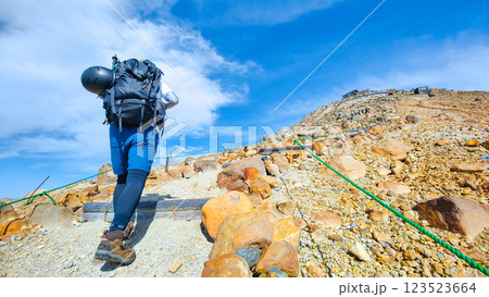 夏の御嶽山登山：王滝頂上～剣ヶ峰（八丁ダルミ） 123523664