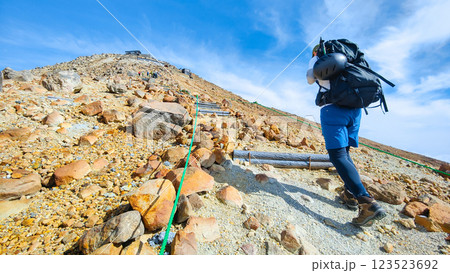 夏の御嶽山登山：王滝頂上～剣ヶ峰（八丁ダルミ） 123523692