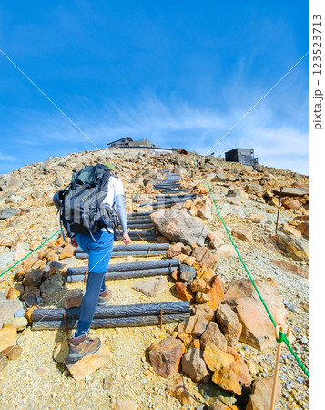 夏の御嶽山登山：王滝頂上～剣ヶ峰（八丁ダルミ） 123523713