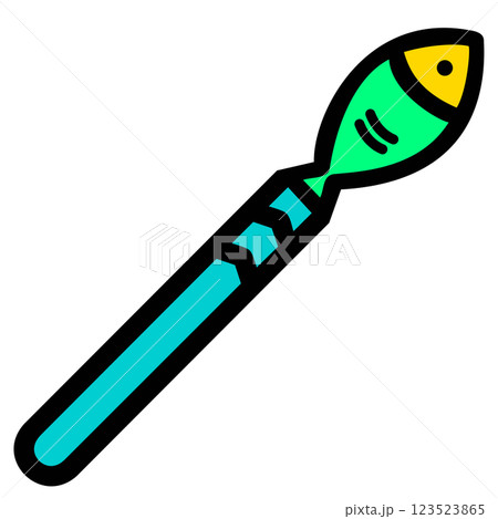 ユニークな魔法の杖のイラスト素材 ユニークな魔法の杖のイラスト素材 123523865