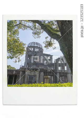 原爆ドーム 広島 ポラ風 原爆ドーム 広島 ポラ風 123525183