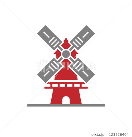 icon logo design template isolated illustration 123526404
