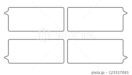 アニメの吹き出し アニメの吹き出し 123527083