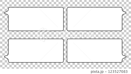 アニメの吹き出し アニメの吹き出し 123527083