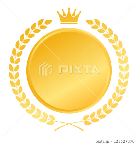 ランキングアイコン ゴールド 123527370