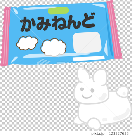 紙黏土袋及黏土作品 123527633