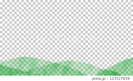 水彩綠色背景素材16：9 123527639
