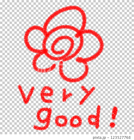 Hand-drawn flower circle, cute transparent background illustration. Hand-drawn flower circle, cute transparent background illustration. 123527768
