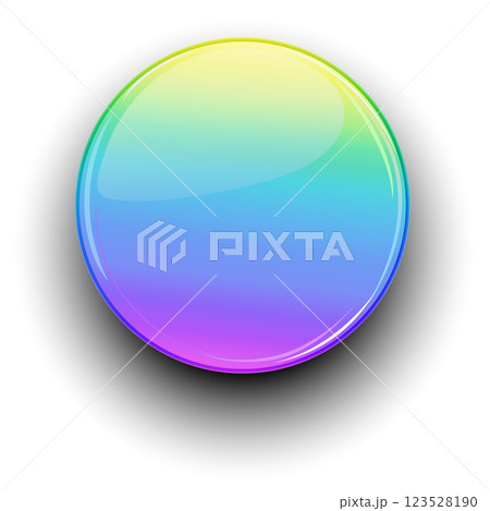 Colorful Gradient Sphere Illustration Colorful Gradient Sphere Illustration 123528190