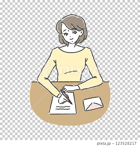 寫信的女人 123528217