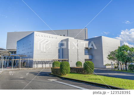 宮崎県宮崎市 快晴の宮崎市民文化ホール 宮崎県宮崎市 快晴の宮崎市民文化ホール 123528391
