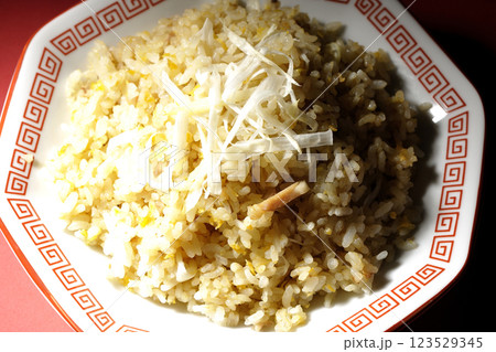 炒飯を単品撮影 炒飯を単品撮影 123529345
