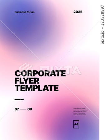 Layout template for events or business related. Layout template for events or business related. 123529997