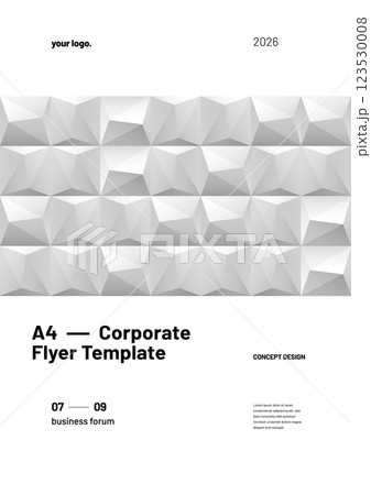 Layout template for events or business related. 123530008