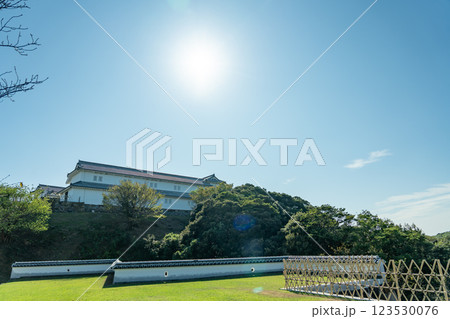 熊本県天草郡苓北町　天草四郎が率いる一揆軍の猛攻撃にも落城しなかった天然の要害である富岡城 123530076