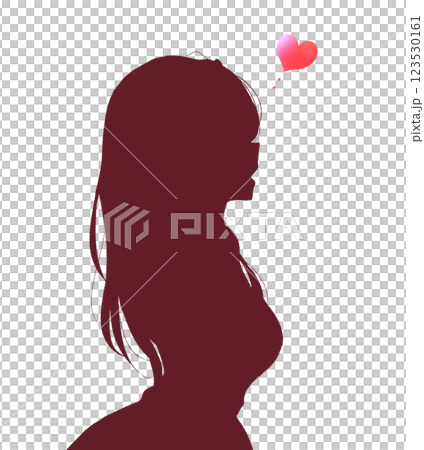 性感的女人在愛情的輪廓 123530161