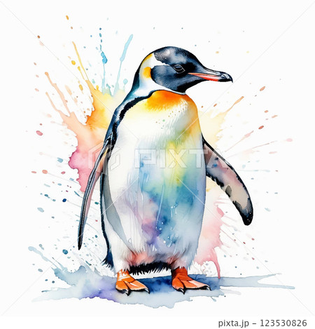 ペンギンのイラスト 123530826