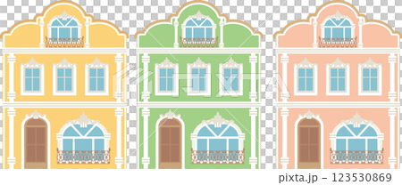 かわいい洋風建築 123530869