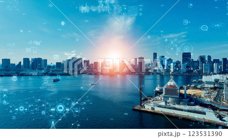 都市とテクノロジー 都市とテクノロジー 123531390