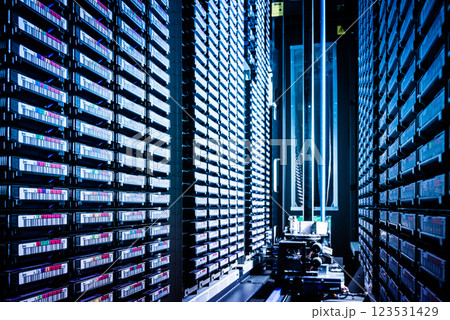 interior of internet cloud center 123531429