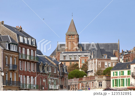 The Saint-Martin church in Mers-les-Bains 123532891