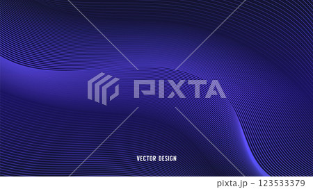 Geometric curved lines in gradient forming dynamic futuristic abstract flow patterns Geometric curved lines in gradient forming dynamic futuristic abstract flow patterns 123533379