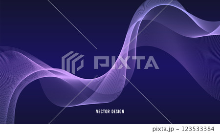 Geometric curved lines in gradient forming dynamic futuristic abstract flow patterns Geometric curved lines in gradient forming dynamic futuristic abstract flow patterns 123533384