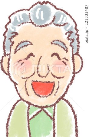 おじいさん_高齢男性_笑顔 おじいさん_高齢男性_笑顔 123533487