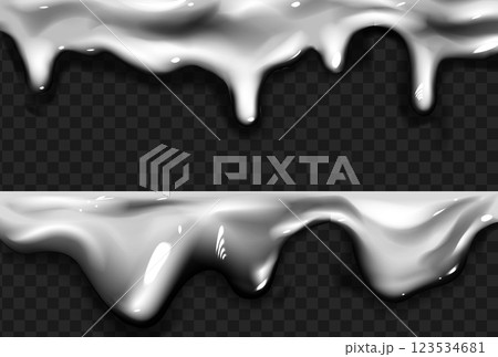 Liquid silver drips on transparent background Liquid silver drips on transparent background 123534681