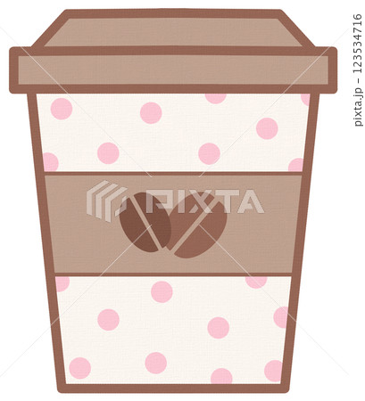 Cute Polka Dot Coffee Paper Cup Cute Polka Dot Coffee Paper Cup 123534716