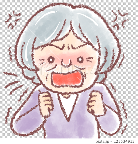 Dementia_elderly woman_angry 123534913