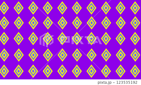 カラフルな菱形模様のCG画像 カラフルな菱形模様のCG画像 123535192