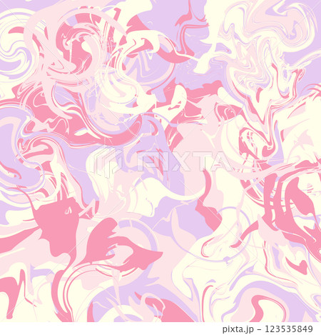 ピンクのマーブル模様の背景 123535849