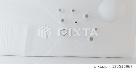 Luxury white abstract architectural minimalistic background. Contemporary showroom. Modern exhibition stand. Empty gallery. Backlight. Polygonal Graphic Design. 3D illustration and rendering. Luxury white abstract architectural minimalistic background. Contemporary showroom. Modern exhibition stand. Empty gallery. Backlight. Polygonal Graphic Design. 3D illustration and rendering. 123536967