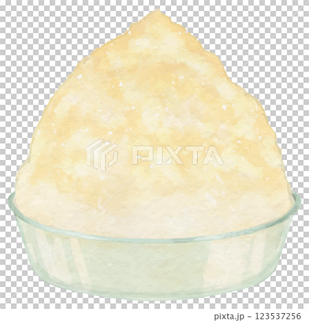 一杯淋上牛奶糖漿的蓬鬆刨冰 一杯淋上牛奶糖漿的蓬鬆刨冰 123537256
