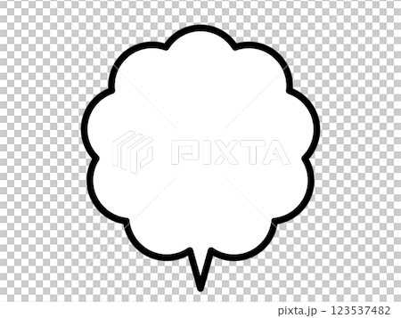 蓬鬆的講話泡泡 123537482