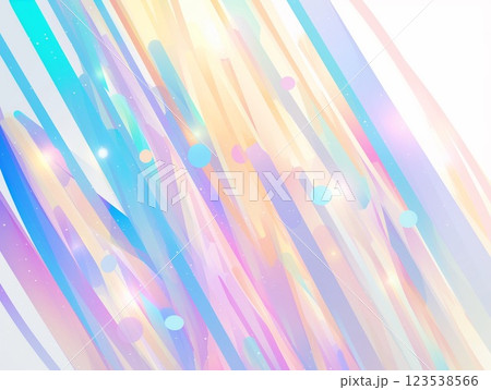 幻想的なパステルカラーの抽象デジタルアート - 流れる光と柔らかな輝き 幻想的なパステルカラーの抽象デジタルアート - 流れる光と柔らかな輝き 123538566