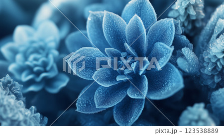 氷の花の背景素材(Generative AI) 氷の花の背景素材(Generative AI) 123538889