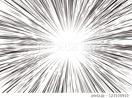 集中線の背景素材 集中線の背景素材 123538910